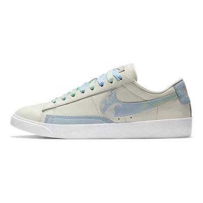 Blazer Synthetikleder Low Top Skateschuhe Damen Sneaker Blau Weiß CZ8688-146