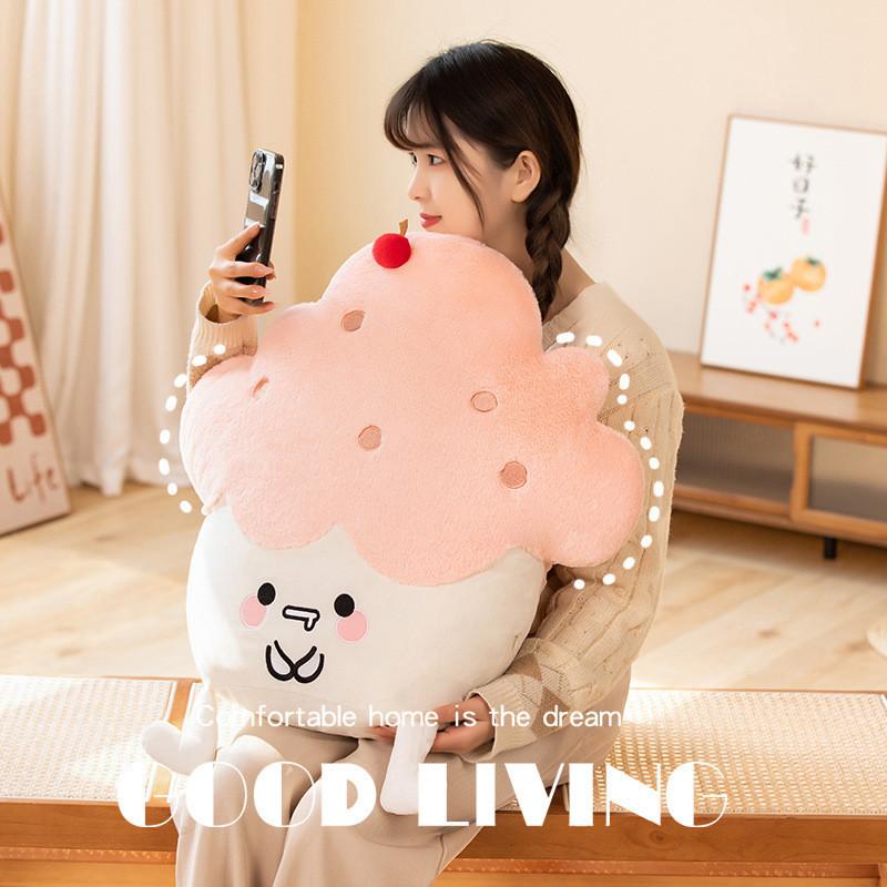 Plush Ice Cream Toy Cartoon Snacks Soft Pillows Room Decoration Gift Holiday