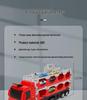Transforming Toy Truck with Storage and Track, Ejects Small Alloy Cars - Ideal Gift for Kids