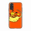 Black Case for OPPO Reno 8 6 5 4 Pro Plus Find X3 A17 A3 A31 A38 A40 A53 A54 A55 A74 A76 A78 A77 A80 A94 A95 A96 Lite K-88 Pikachu Pokemon