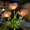 Solar Flowers Garden Lights Outdoor Waterproof Romantic Warm Light Outdoor Lights Decorative for Garden Yard Backyard Decor