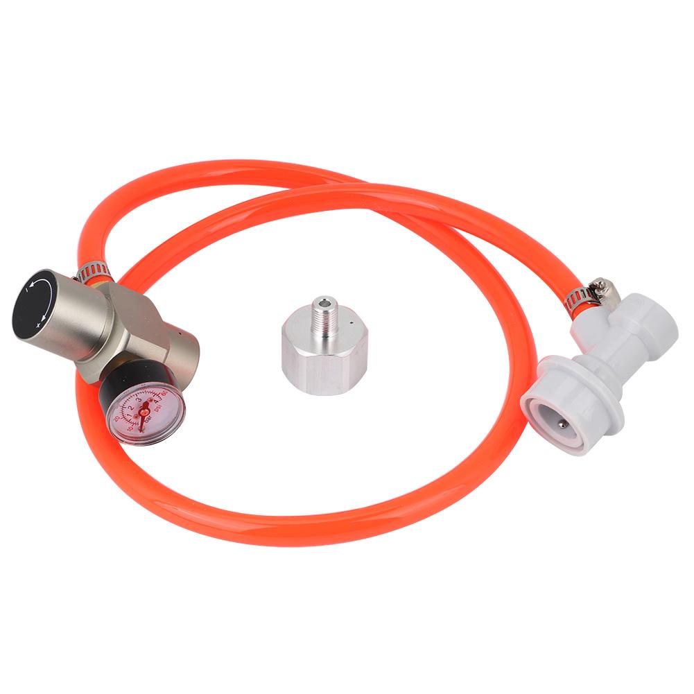 

Tr21x4 CO2 Mini Gas Regulator Keg Adapter Pressure Gauge Charger Kit Soda Accessories