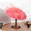 new spring and summer big-brimmed top hat children French retro fashion small headgear bow socialite banquet