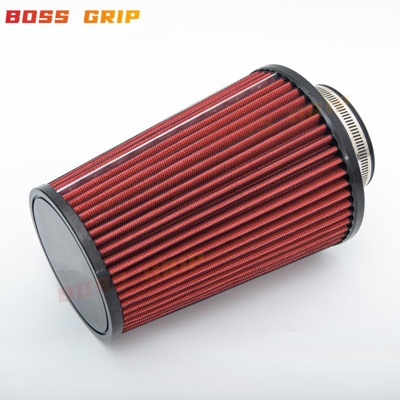 Universal 3Inch 76mm Tall High Flow Sports Air Filter Cold Air Intake Filter Car Accessories