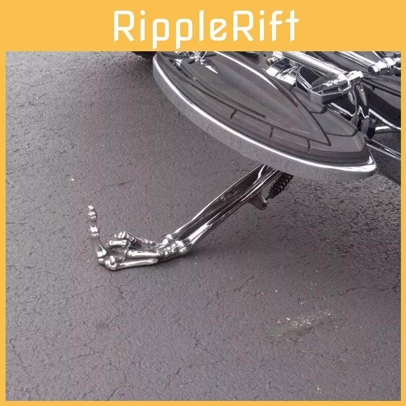 Motorcycle Atv Adjustable Kickstand Foot Support Side Stand Parking Rack Holder