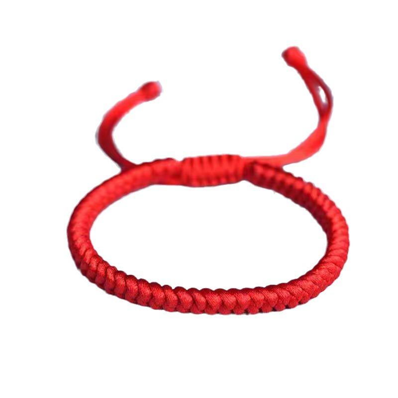 Xiao Zhan Style Red King Kong Knot Bracelet: Handmade Valentine's Gift for Wife or Girlfriend