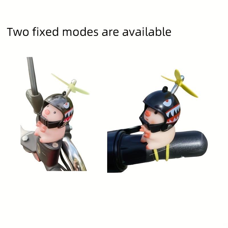Cute Pig Helmet Handlebar Accessory 5pcs PVC Motor Scooter Decoration Gift