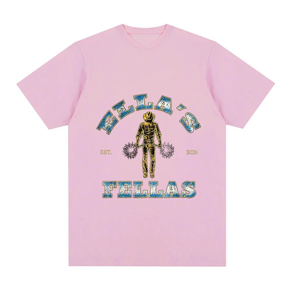 Ella Langley Graphic Print Tshirt 100 Cotton Tees Hip Hop Streetwear Women and Unisex Casual Fashion Round Neck Adult Tops Summer