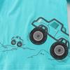 Summer Boys' European & American Style Short-Sleeve T-Shirt & Knitted Cotton Shorts Two-Piece Set