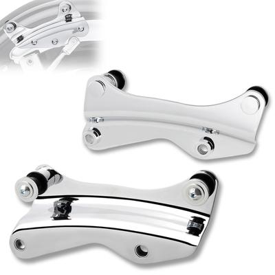 WOWTK 4-Piece Docking Hardware Kit for Harley Touring, Street Glide, Electra Glide, Road King, and Road Glide (2014-2025) - Chrome