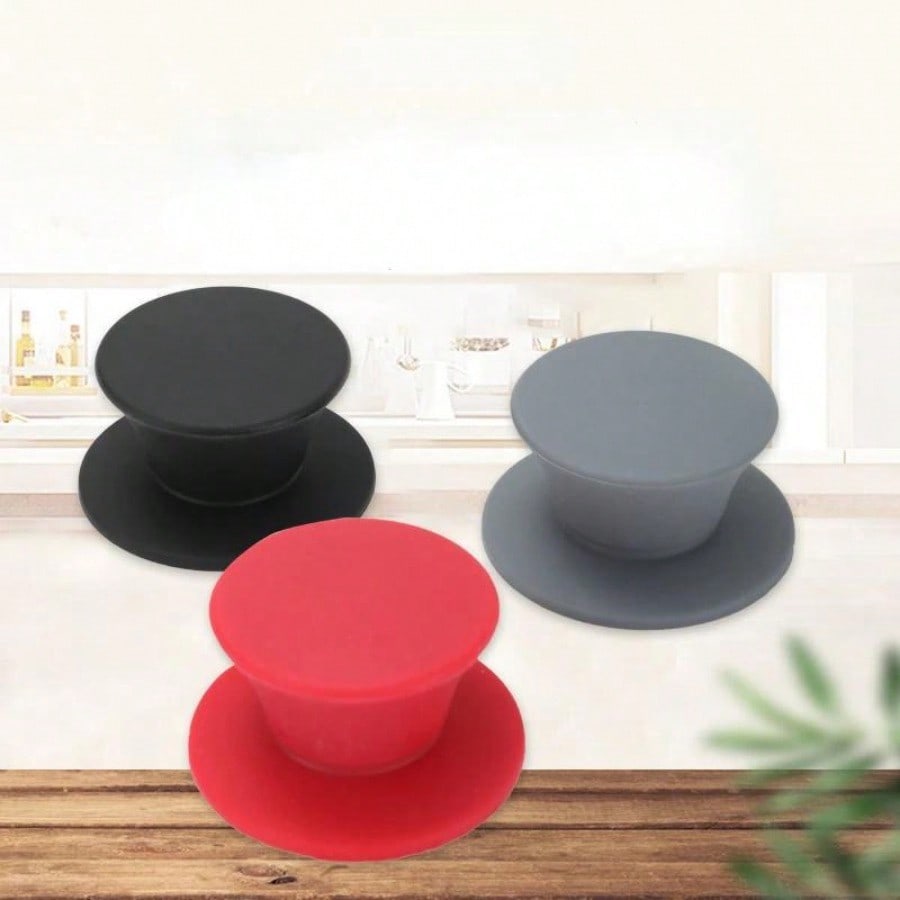 Tapa de Olla de Silicona Universal de Repuesto Cubierta para Utensilios de Cocina Perillas para Tapa de Olla Accesorios para Utensilios de Cocina Perilla Mango