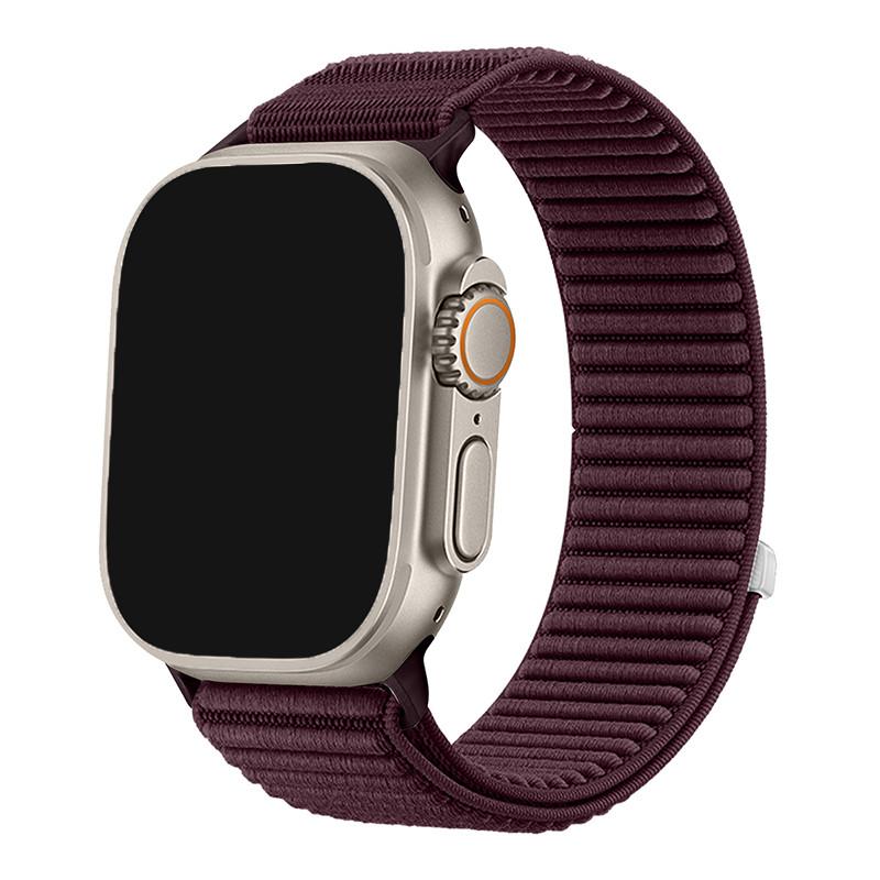 Nylon Braided Sport Strap For Apple Watch Band 49MM Bracelet for iWatch 10 9 8 7 6 5 4 SE Ultra 1 2 49mm 46 45 44 42 41 40 38mm