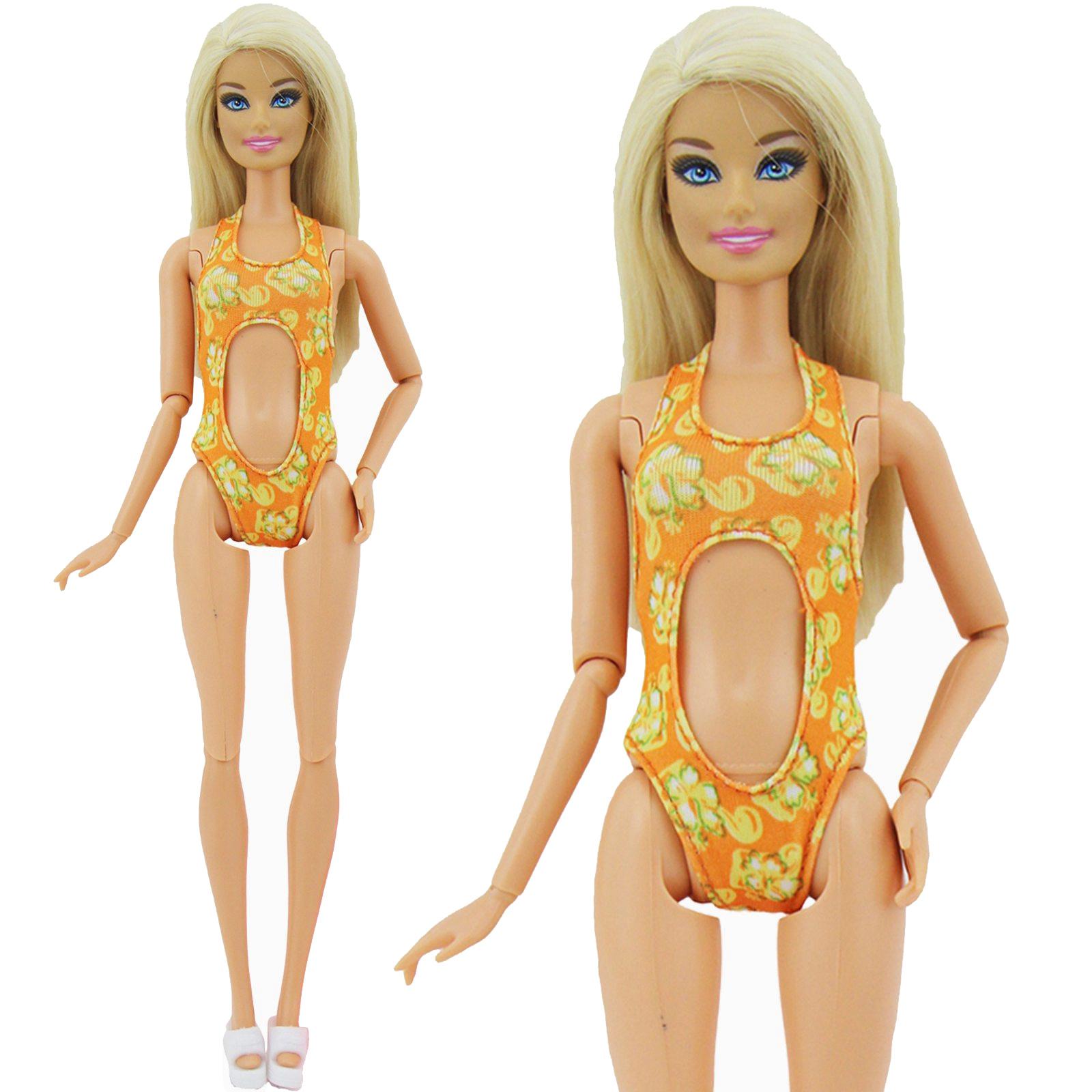 

Модная кукольная одежда Купальник Бикини Платье Летний наряд Топы Брюки Купальные костюмы Пляжные аксессуары Одежда для куклы 1/6 Игрушки для девочек