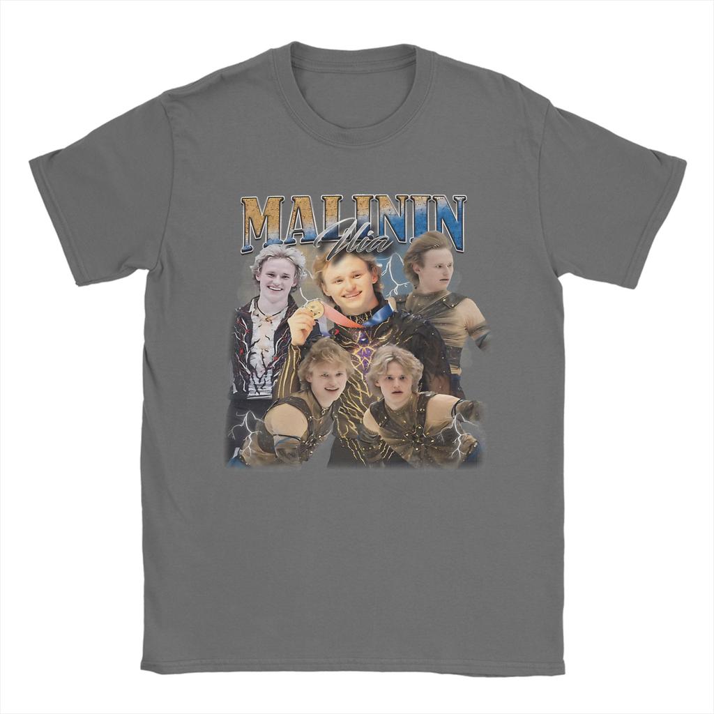 Unisexs Quad God Malinin T Shirt  100 Cotton Tops Vintage Short Sleeve Round Collar Tee Shirt Big Size TShirt