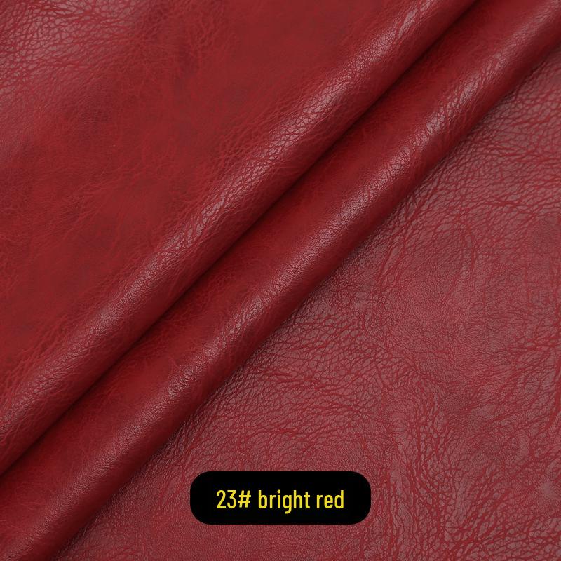 Crazy Horse Faux Leather Fabric: Waterproof PU Imitation for Sofa, Car, and Furniture Upholstery