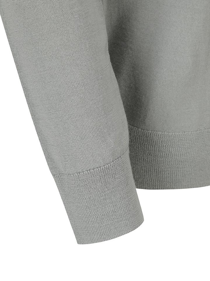 AND Z Men'S) Round Neck Wool Sweater_Bze1Er1201Mt