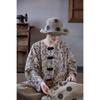 Highly Recommended Retro Floral Embroidery Lightweight Shirt - Autumn Chinese Style