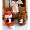 Adorable Forest Animal Plush Toy Rabbit Soft Stuffed Bunny Doll Perfect Gift For Girls