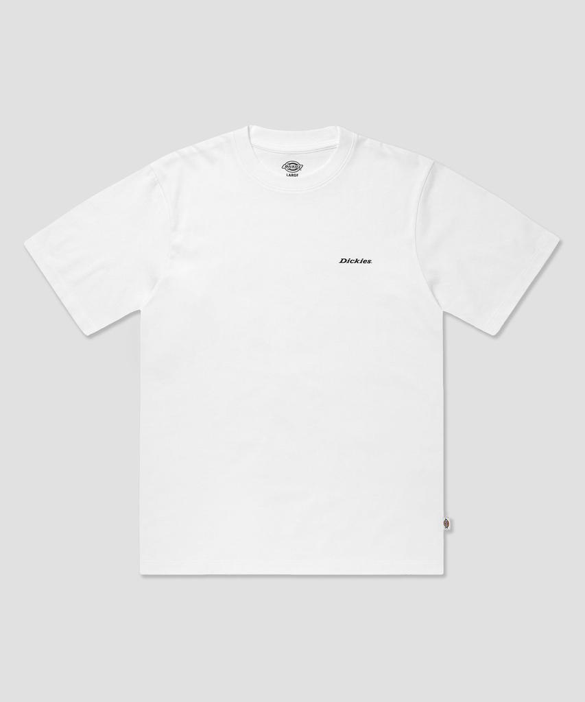 DICKIES [2Pack] Aerocool Basic Font Logo T-Shirt White/Black