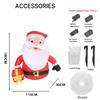 5.91FT Inflatable Toy Santa Claus Gift Box with LED Lit Xmas Yard Party Decoration Christmas Home Supplie Ornament Festive Gift