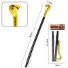 Snake Head Scepter Toy Skull Head Pharaoh King'S Magical Wands Cosplay Props