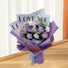 Artificial Knitted Bouquet Flower Arrangement Centerpiece Home Ornament for Festival Celebration Wedding or Table Decoration