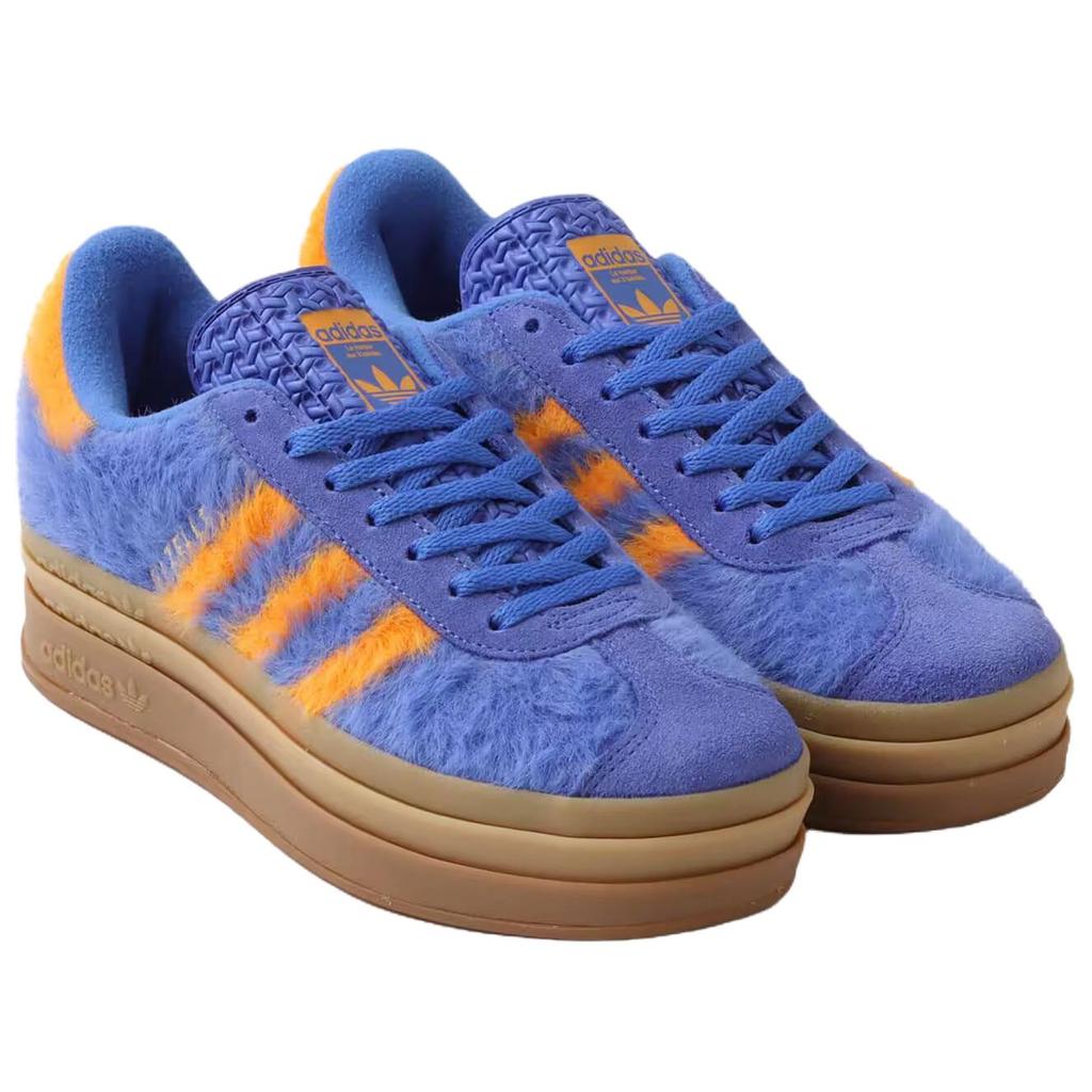 Adidas Originals Gazelle Bold Classic Comfortable Sneakers Women Sneakers Blue JS3906
