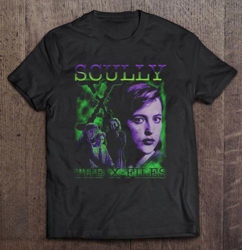 

Dana Scarlett from The XFiles Black Loosefitting Casual Tshirt Pure Cotton AllSeason Streetwear Shirt harajuku t shirts M