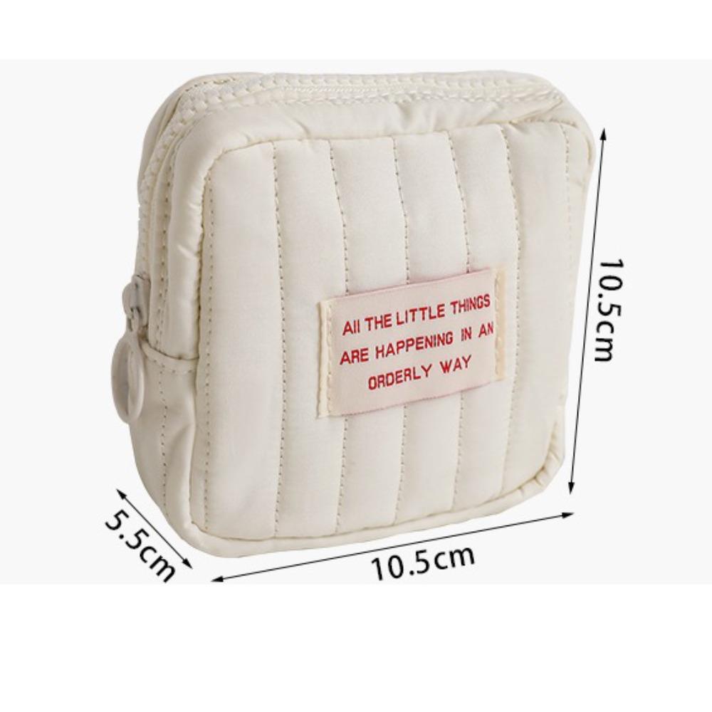 Mini Earphone Storage Pouch Organizer Coin Purse Makeup Pouch Data Cable Bag  Lipsticks