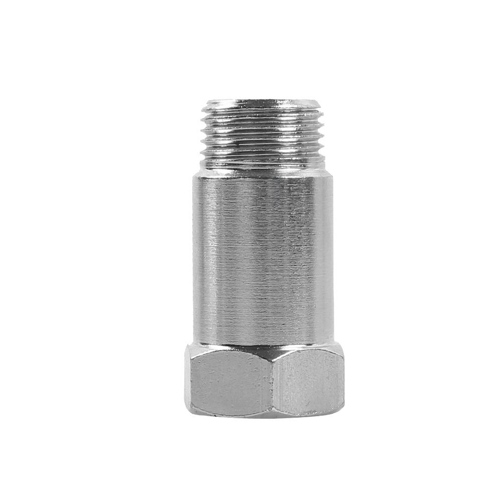 M18 X1.5 O2 Exhaust Oxygen Sensor Bung Adapter 44mm Extension Spacer Iron Plating Nickel Extender Universal for 18MM Thread New