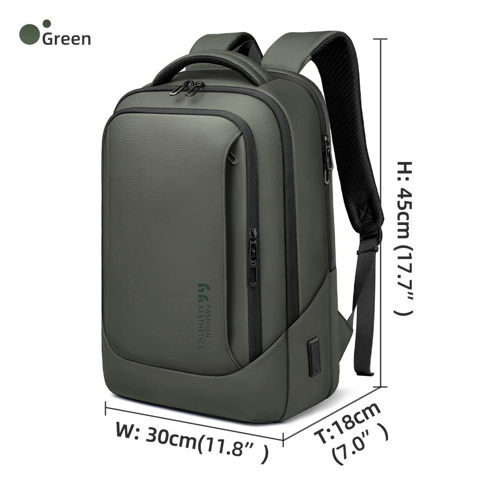 Hk Men'S Designer Laptop Bag Waterproof School Bags For College Boys Male Business Sports Travel Backpack Men With Usb Charging