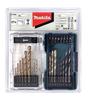 Drill Bit Driver Bit Socket 27pcs Case Included Includes 6 Metalworking Drill 6 Woodworking Drill 6 Concrete Drill 8 Driver and Driver Bit
