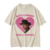 2026 Summe Pedro Pascal Save The Horse Ride A Cowboy Graphic T Shirts Unisexs Women High Quality 100 Pure Cotton Printed Tshirt
