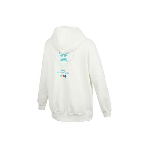 Nike Women's Loose Fit Hoodie Sweatshirt White