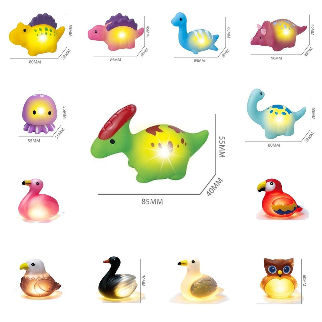 Baby Bath Toy Waterproof Lightup Car Toy For Kids Water Play And Sensory Development