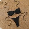 Modischer und sexy zweiteiliger Damen-Bikini-Badeanzug