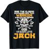 Herren Ein Krieger namens Jack I Wikinger Benutzerdefinierter Name Herren Bekleidung T-Shirt