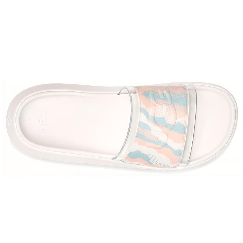 UGG Slide Cali Collage Slipper Rainbow Blue Women's 1120001-PSTR