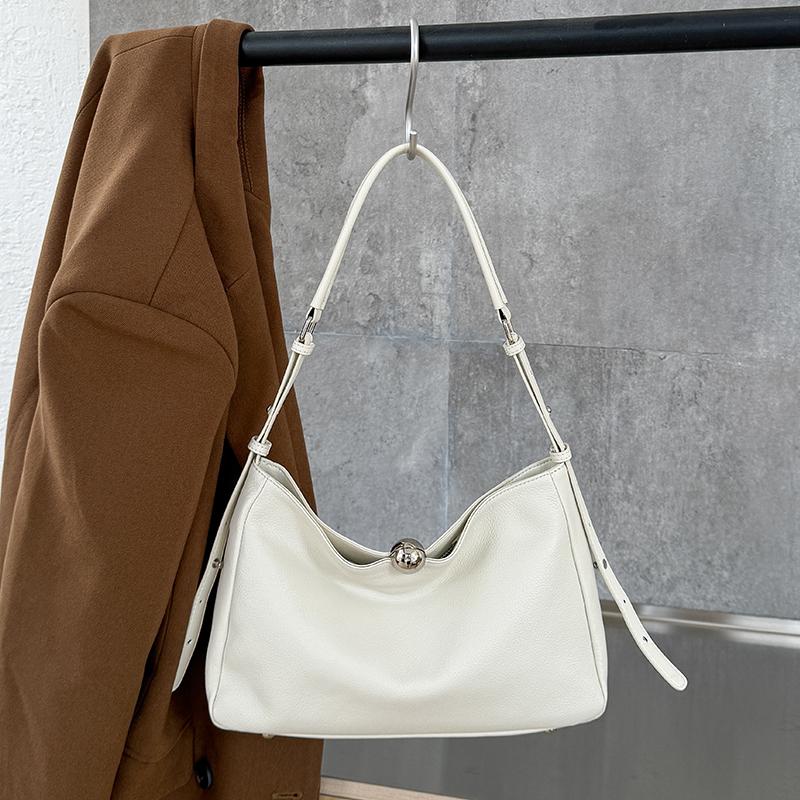 New Women's Fashi Genuine Leather Handbag Female Large Capacity Commuter Crossbody Bags Ladies' Luxury Designer Shoulder Bag