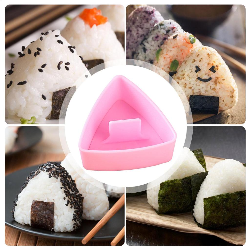 Rice Triangle Mold Sushi Mould Onigiri Rice Mold Rice Ball Maker Rice Shaper Non-Sticky Smooth For Restaurant Sushi Making