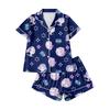 Children's Home Clothes Pajamas Set Short-sleeved Top Shorts Two-piece Set Outer Wear Play Cardigan Clothes