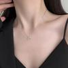 2022 Niche Design 925 Sterling Silver Heart Necklace - Women's Light Luxury Clavicle Chain
