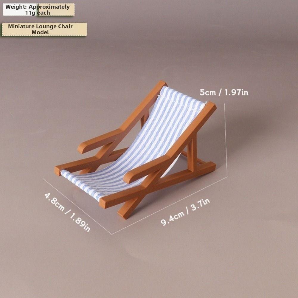 Mini 1/12 Dollhouse Chair Multicolors Single Leather Sofa Model  For OB11 Doll коричневый