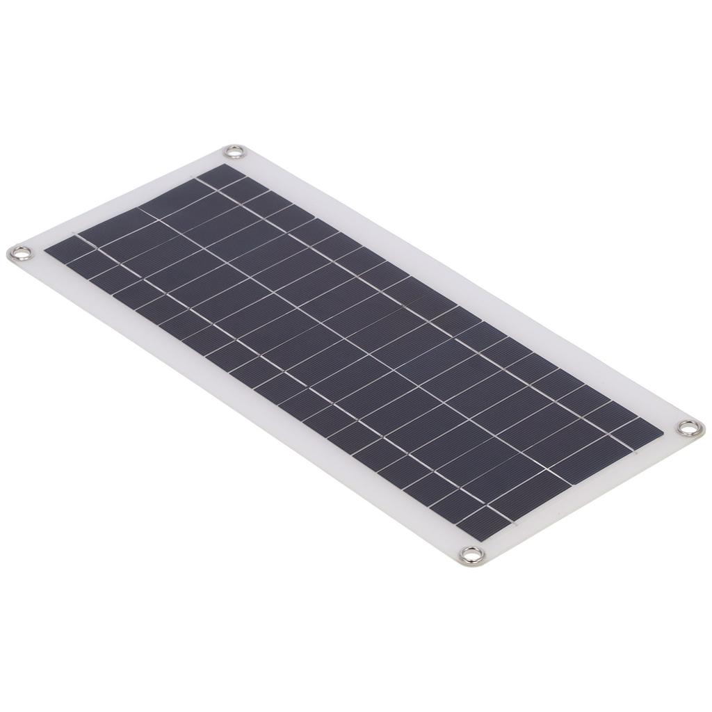 20W Flexible Polycrystalline Solar Panel Dual USB Solar Charger for Solar Street Lamp Car Battery