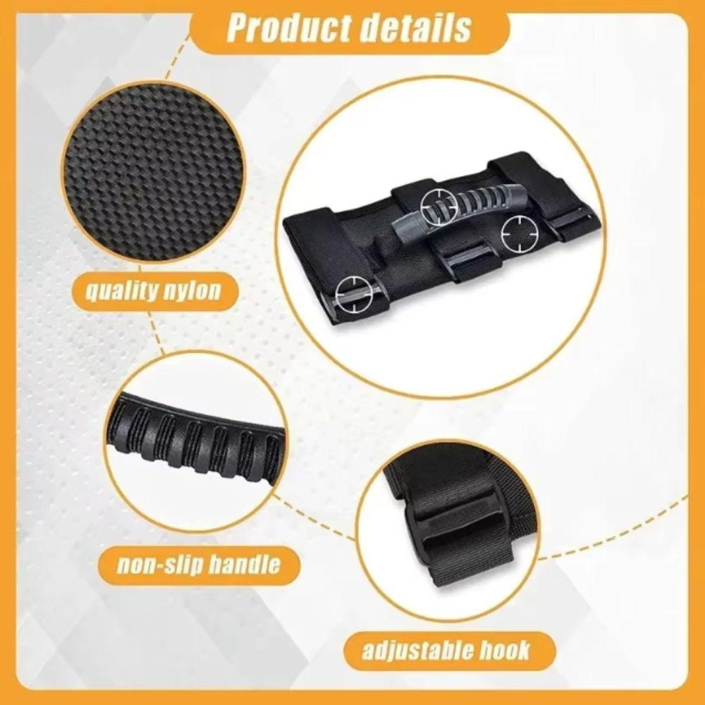 Non-Slip Roll Bar Grab Handles Heavy Duty Interior Accessories Armrest  Interior Car