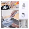 Kitchen Longhandle Cleaning Brush Bowl Washing Sponge Brush Accessories Pot