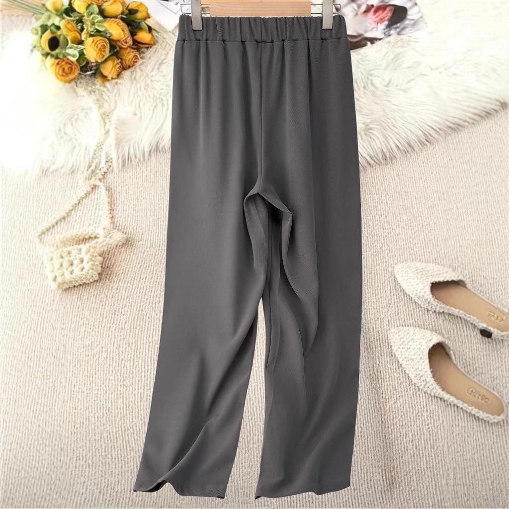 2025 European & American High-Waisted Quick-Dry Slimming Fashion Long Pants