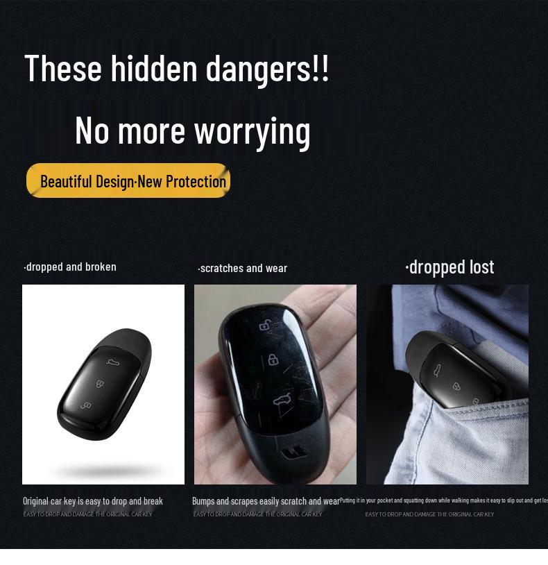 Ideale 2021 Autoschlüsselhülle: Vollständige Abdeckung, Maßanfertigung für 21 Modelle