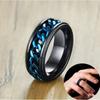 Blue Chain Men's Ring