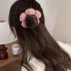 Korean Style Cotton Cute Little Flower Scrunchie for Women Love Bow Plaid Pattern Hair Rope Elastic Hair Band Hair Accessories